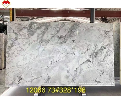 Αδελφοί πέτρα σύγχρονη Calacatta Borghini λευκό μάρμαρο κουαρτσίτη πλάκα για το πάτωμα της βίλας