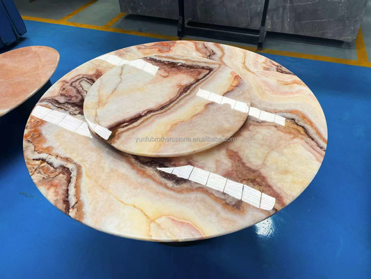 Λευκά πλακάκια δαπέδου από ονίξ για πλυντήριο υγιεινής 16 mm πάχος