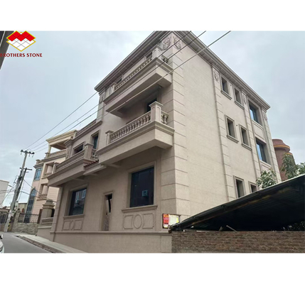 Φλεγόμενο κινέζικο σύγχρονο γρανίτη Muretto πέτρα για την κατασκευή της βίλας τοίχος επένδυση