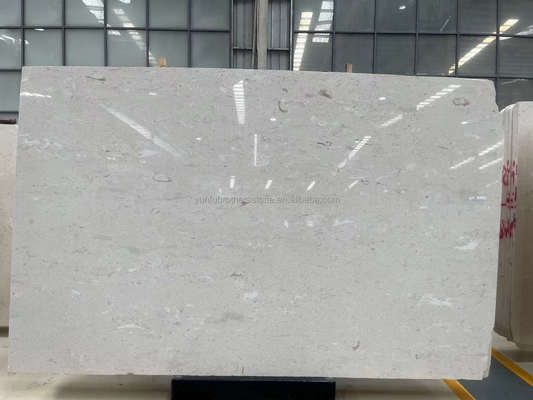Μικρομεσαία οικοδομικά έργα βασικά δημοφιλή ελαφρά μπεζ φυσικά μάρμαρα τοίχωμα πλακάκια