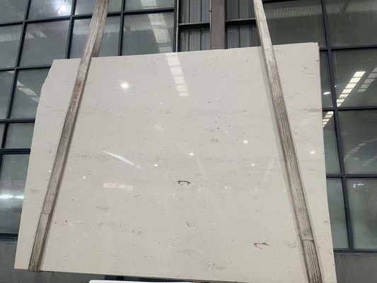 Μικρομεσαία οικοδομικά έργα βασικά δημοφιλή ελαφρά μπεζ φυσικά μάρμαρα τοίχωμα πλακάκια