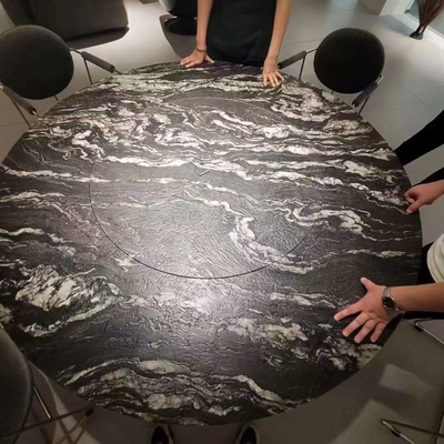 Συστατικό Lavabo γυαλισμένο μαύρο κουαρζίτη Vanity Top για το τέλος του σχεδιασμού του μπάνιου στη Βραζιλία