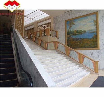 Σύγχρονο σχεδιασμό εσωτερικών σκαλοπατιών, υλικό φυσικής πέτρας για εσωτερικούς χώρους