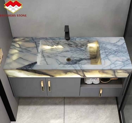 Φυσικός λίθος διακοσμητικό νεροχύτη Calcatta Viola Μαρμάρινο νιπτήρα για πολυτελή μπάνιο