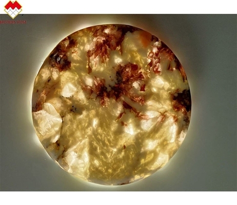 Λευκό τραπεζομάντιλο με 18 20mm Lumi Stone Onyx Mat Κύπελλα τσαγιού και μαρμάρινα καπάκια Onyx