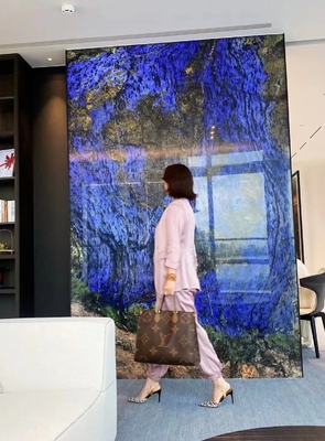 Σύγχρονο σχεδιασμό Λούξο κομψή Βραζιλία Ονειρικό Σαφείρι Μπλε πέτρα Πίσω φωτισμός Λαμπραντορίτης Μπλε Γρανίτη