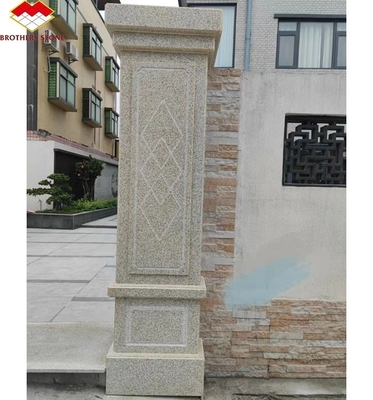 2700kg/m3 Χειροποίητος σχισμός από πέτρα γρανίτη για το σχεδιασμό εξωτερικών στήλων