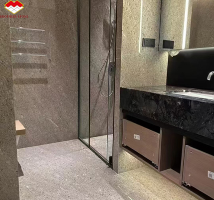 Ιταλικά Κουόνγκ Γκρέι Μαρμάρινο Σύγχρονο Σλάμπ Ξενοδοχείο Μπανιέρα Τείχος Πίνακες Γυαλισμένο Γελονάρισμα
