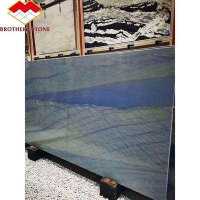 Αυτοκρατορικά Αζούλα Μακαούβες Μπλε Μαρμάρινο Λεπτογραφημένο για Λευκό Μπλε Στολίσιμο Μεγάλη πλάκα
