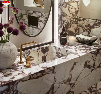 Σύγχρονο Calacatta Viola Μαρμάρινο Νεροχύτη για Μεγάλη Σκηνή Εστιατόρια Κουζίνας και Νεροχύτες