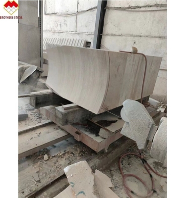 Σύγχρονο ξύλινο σπόρο Κορινθιακή μαρμάρινη στήλη επένδυση για εξατομικευμένες βελτιώσεις βίλας