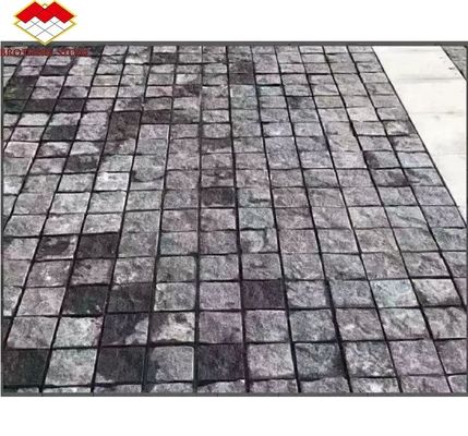 Αναβαθμίστε τα εξωτερικά του σπιτιού σας με κόψιμο σε μέγεθος γκρι φλεγόμενο γρανίτη κύβος πέτρα 10x10x10