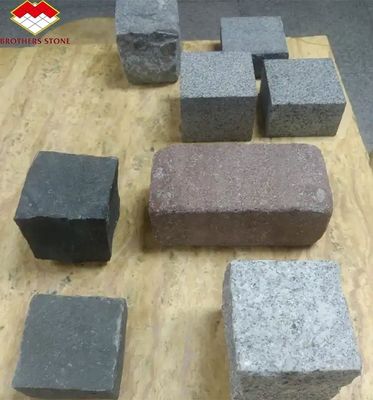 Αναβαθμίστε τα εξωτερικά του σπιτιού σας με κόψιμο σε μέγεθος γκρι φλεγόμενο γρανίτη κύβος πέτρα 10x10x10