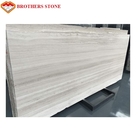 Γυαλισμένο άσπρο ξύλινο μαρμάρινο άσπρο μάρμαρο Serpeggiante πλακών κινεζικό