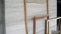 Φυσικό άσπρο ξύλινο μαρμάρινο σύγχρονο ύφος φλεβών με το πάχος 1530mm