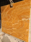Διαφανές ηλέκτρινο μαρμάρινο παλαιό Bookmatch πορτοκαλιά Σιένα Stone πλακών Onyx μελιού