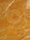 Διαφανές ηλέκτρινο μαρμάρινο παλαιό Bookmatch πορτοκαλιά Σιένα Stone πλακών Onyx μελιού